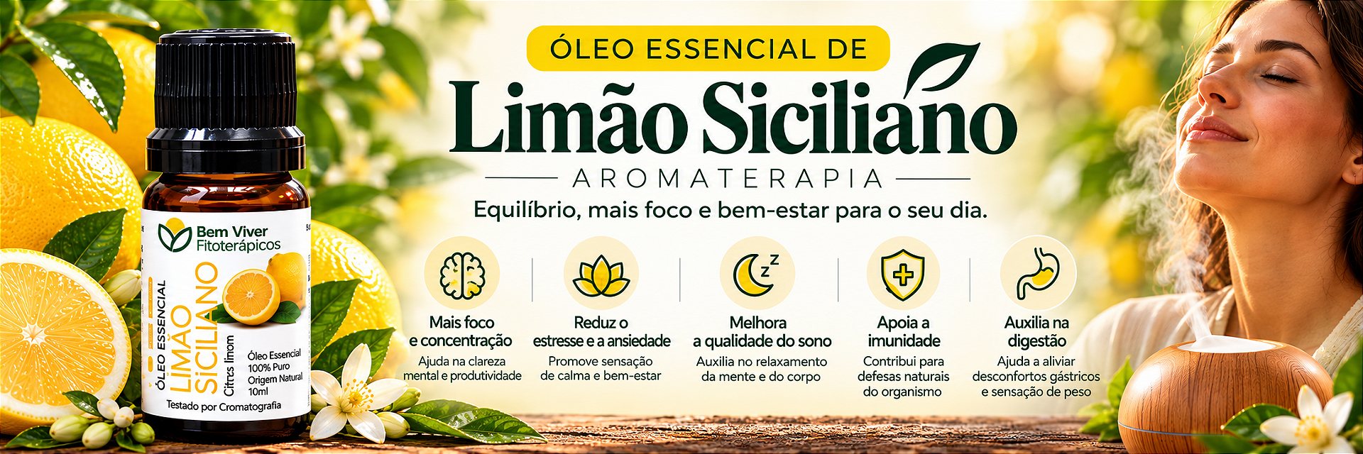 Óleo Essencial de Limão Siciliano