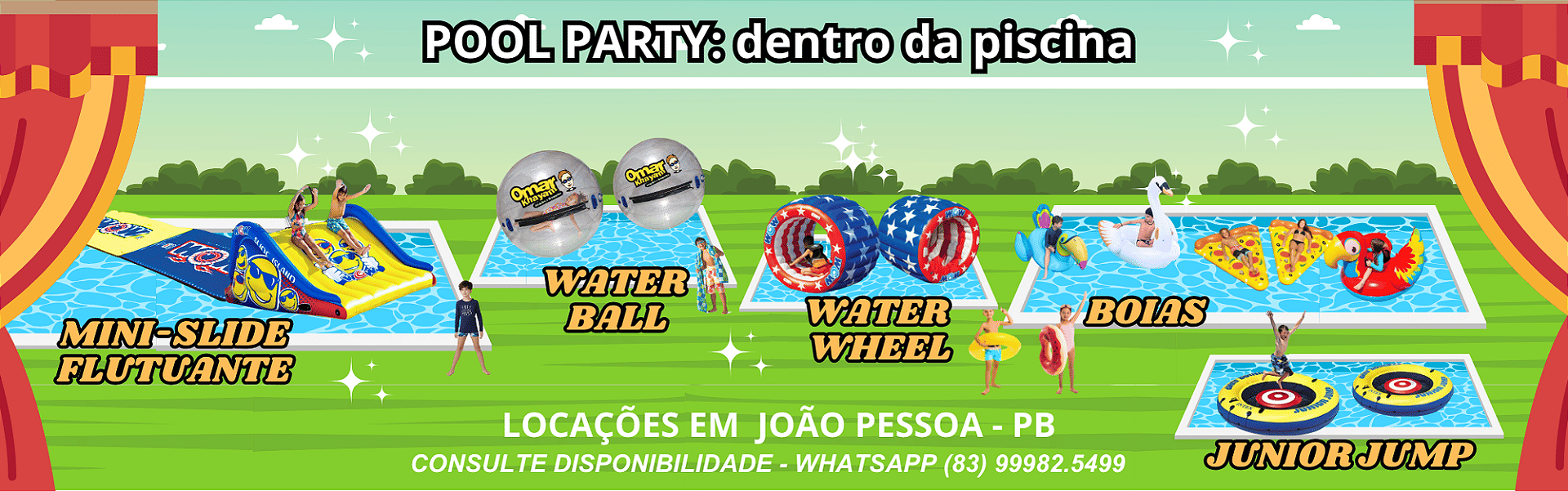 POOL PARTY: dentro da piscina