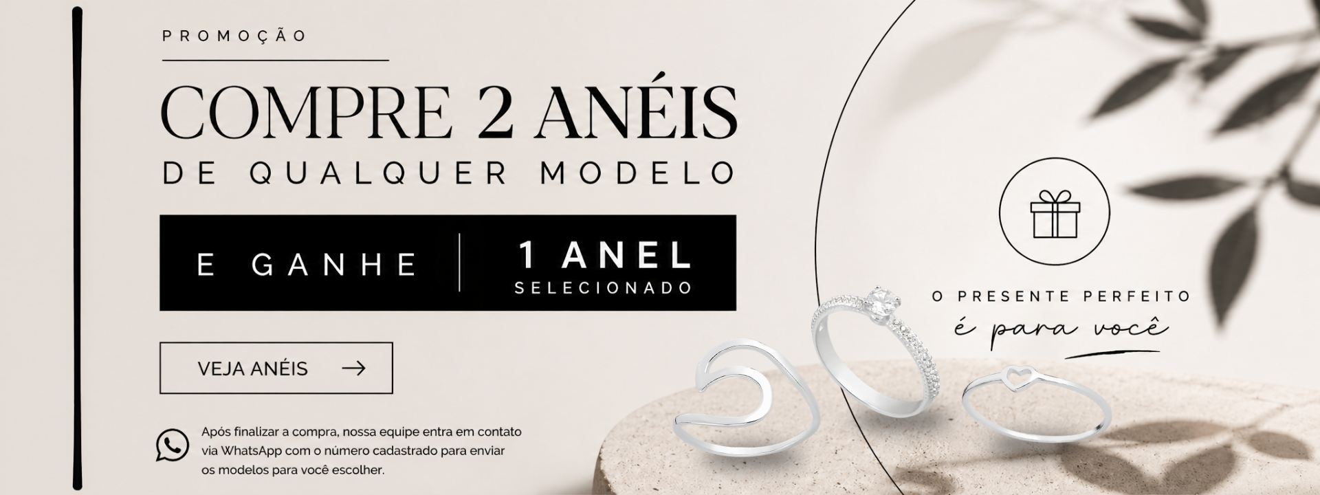 anéis promo