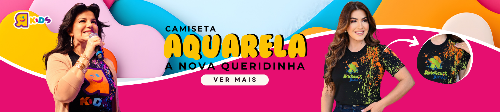 Camiseta aquarela
