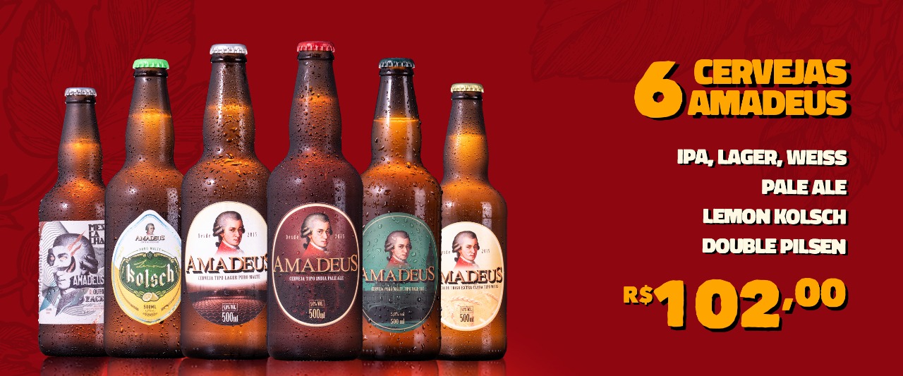 6 cervejas amadeus