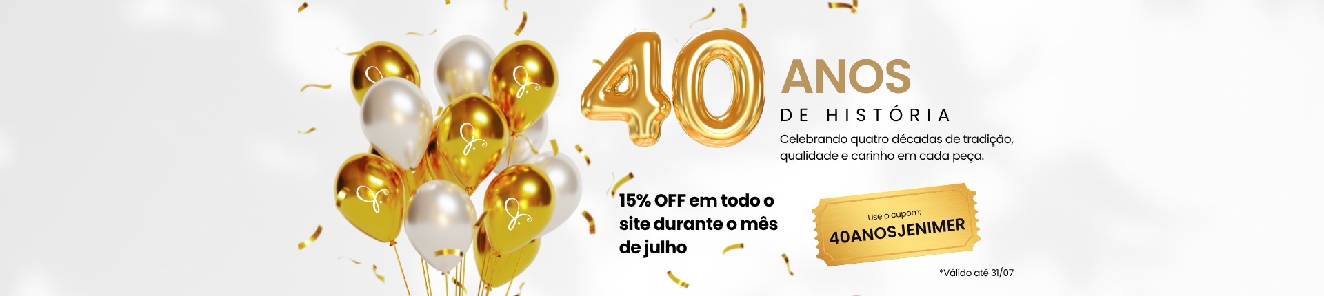 40 anos Jenimer Malhas