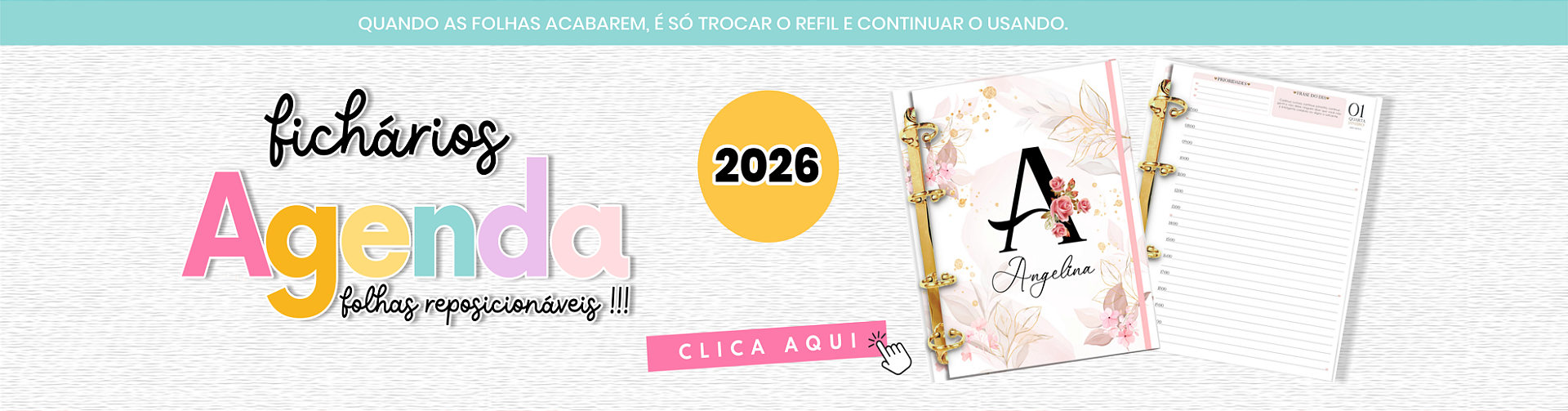 BANNER - FICHÁRIO AGENDA