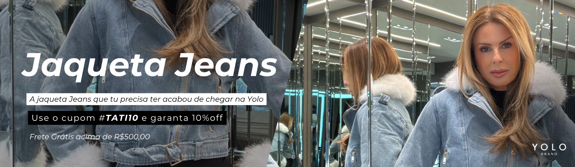 Jaqueta jeans Pele