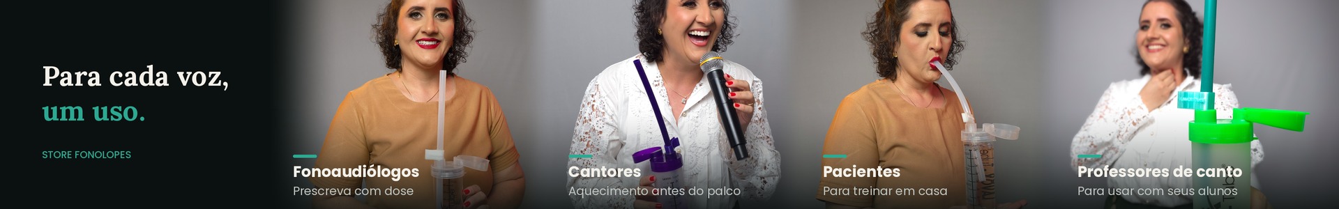 Para cada voz um uso