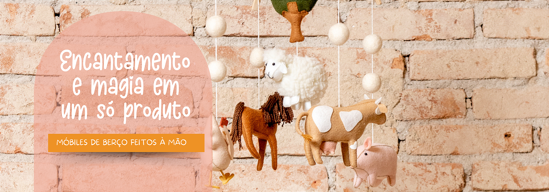 Móbiles de Berço em Feltro