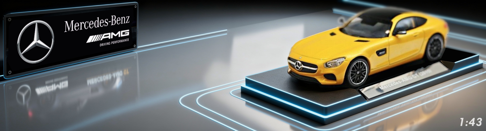 mercedes amg jaune