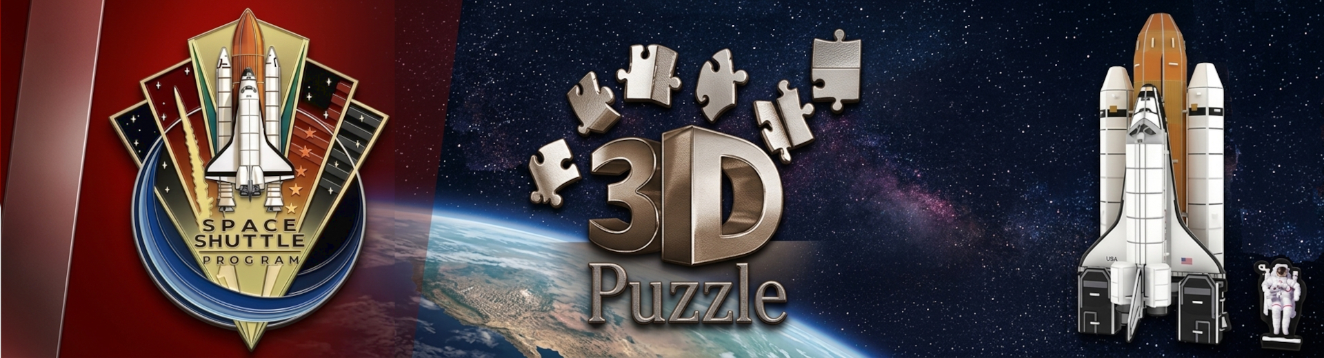 PUZZLE 3D SPACE SHUTTLE