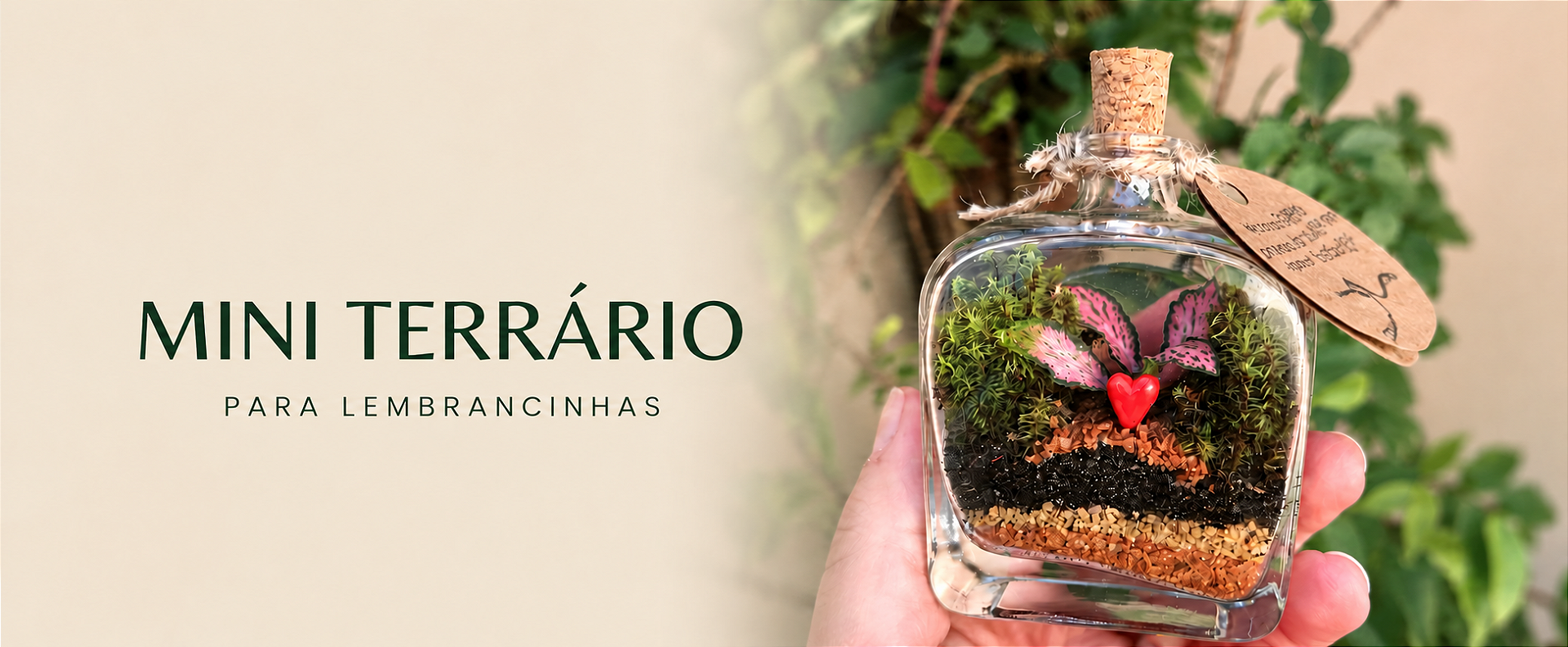 mini terrário