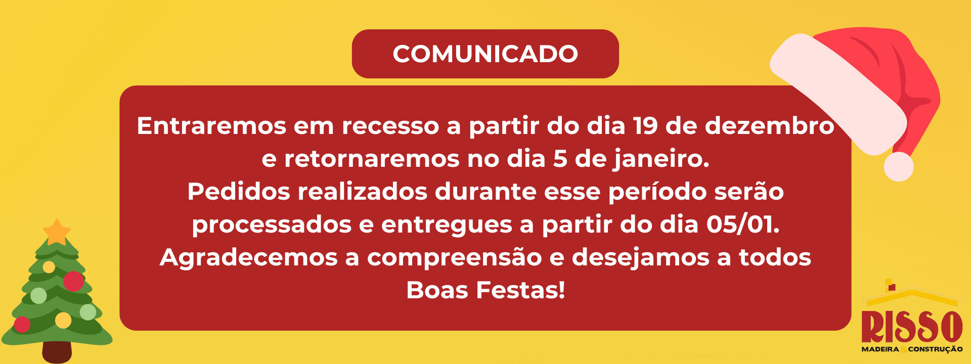 aviso recesso