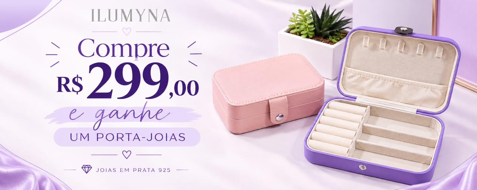 Compre e Ganhe Porta Joias