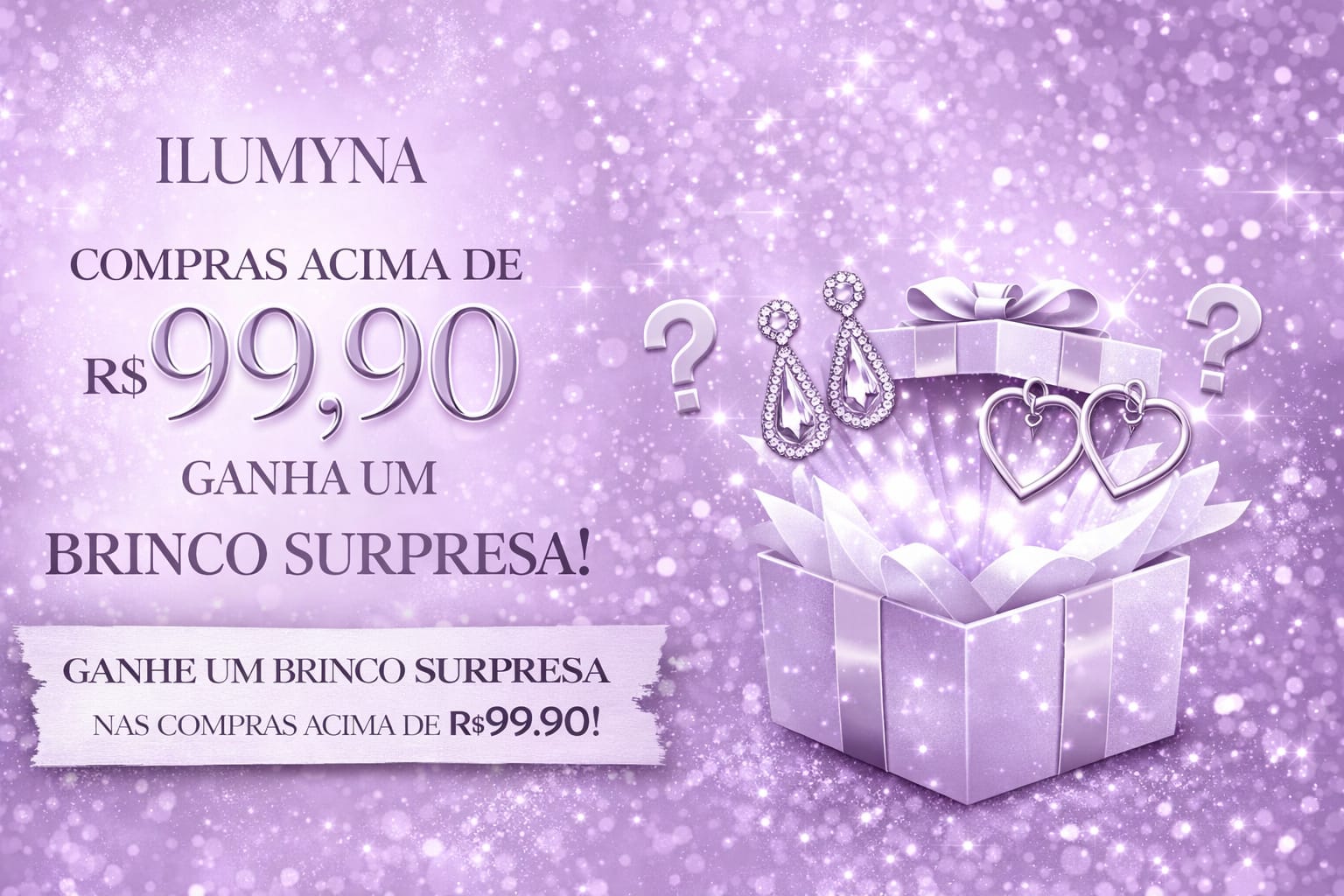 Compre e GANHE Brinco Surpresa