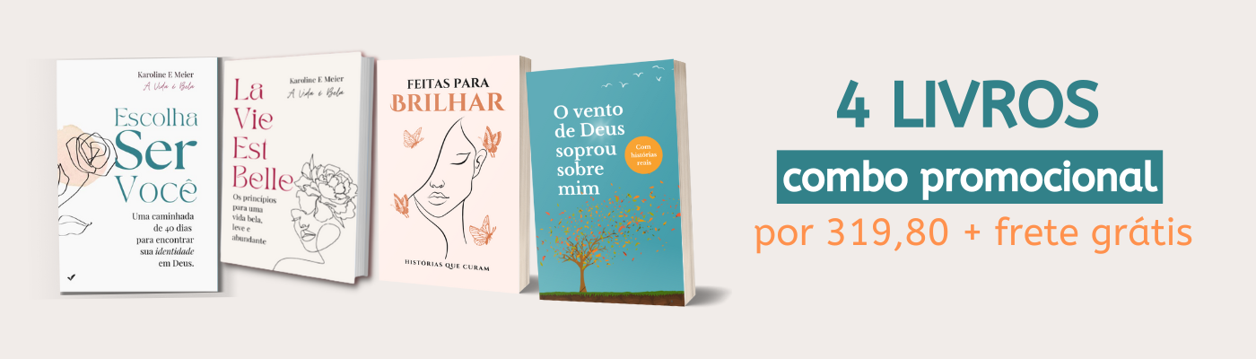 Combo promocional quatro livros