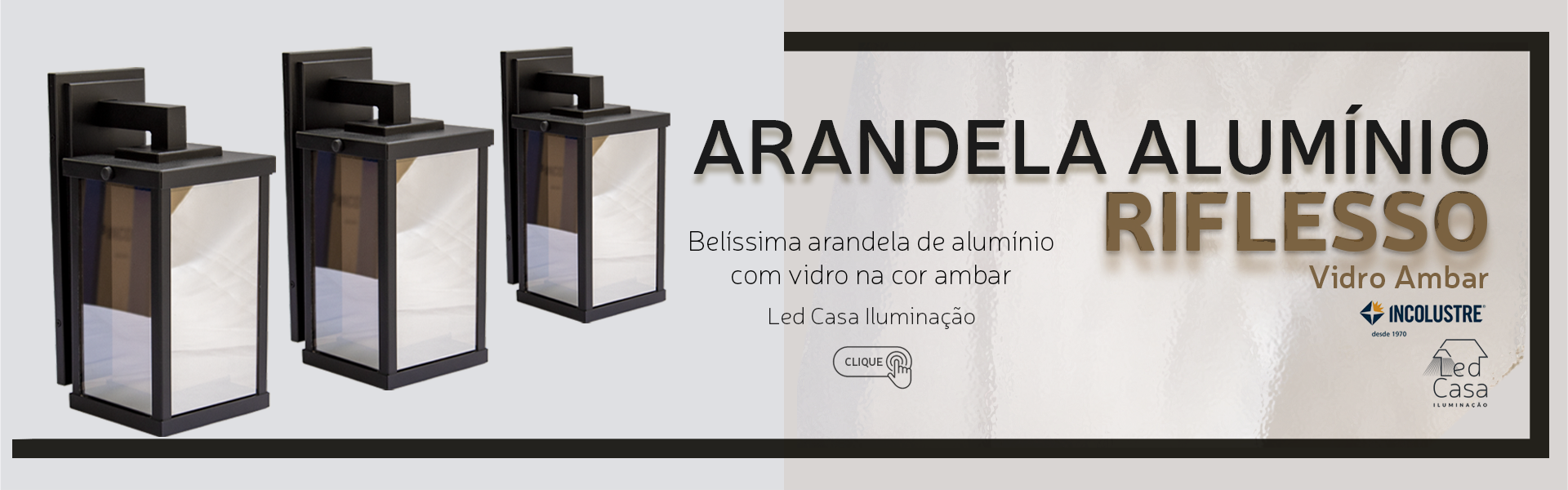 Arandela Aluminio Riflesso Incolustre