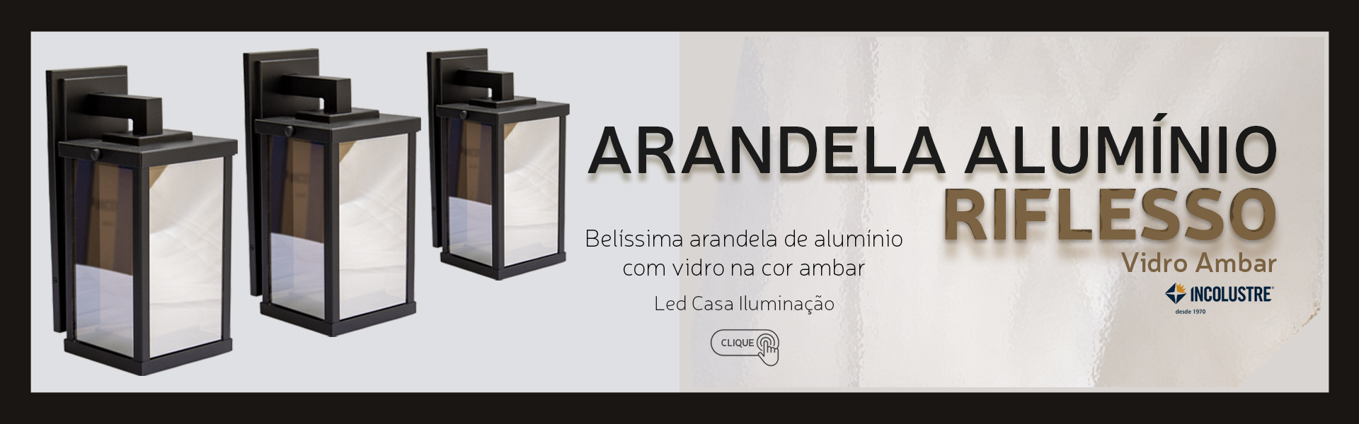 Arandela Aluminio Riflesso Incolustre