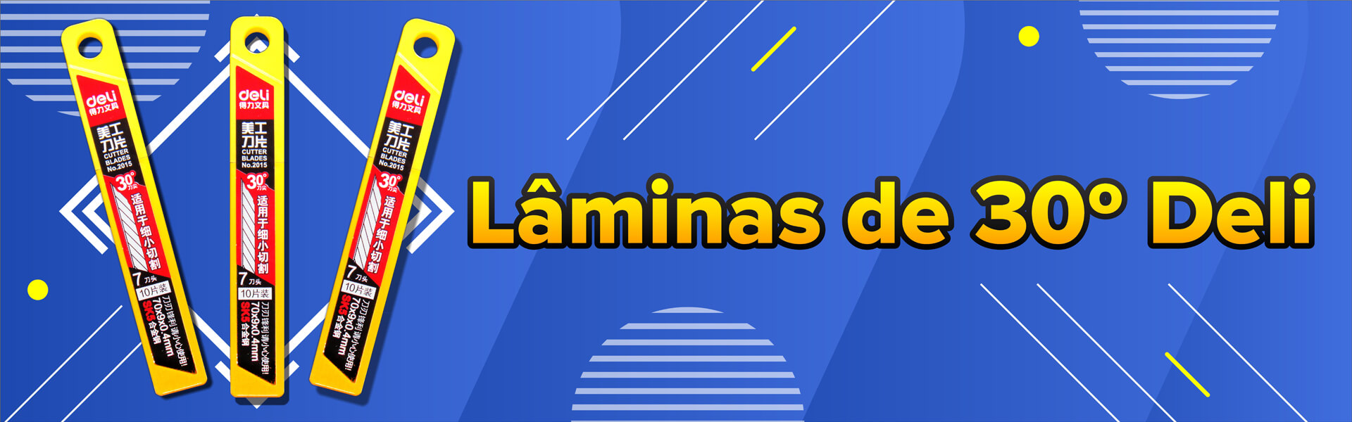 lamina estilete trinta graus deli