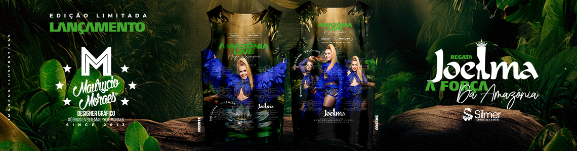 T-shirt: Joelma - "A Força Da Amazônia"