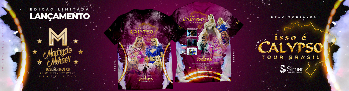 T-shirt: Joelma - "Isso É Calypso Tour Brasil - Etapa Vitória"