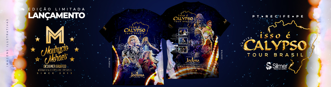 T-shirt: Joelma - "DVD Isso É Calypso Tour Brasil - Etapa Recife"