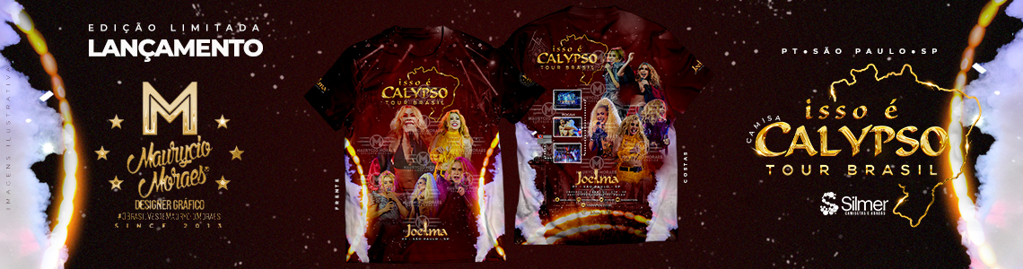 T-shirt: Joelma - "DVD Isso É Calypso Tour Brasil - Etapa São Paulo"