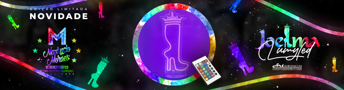 Luminária: "Lumyled Joelma Botinha"