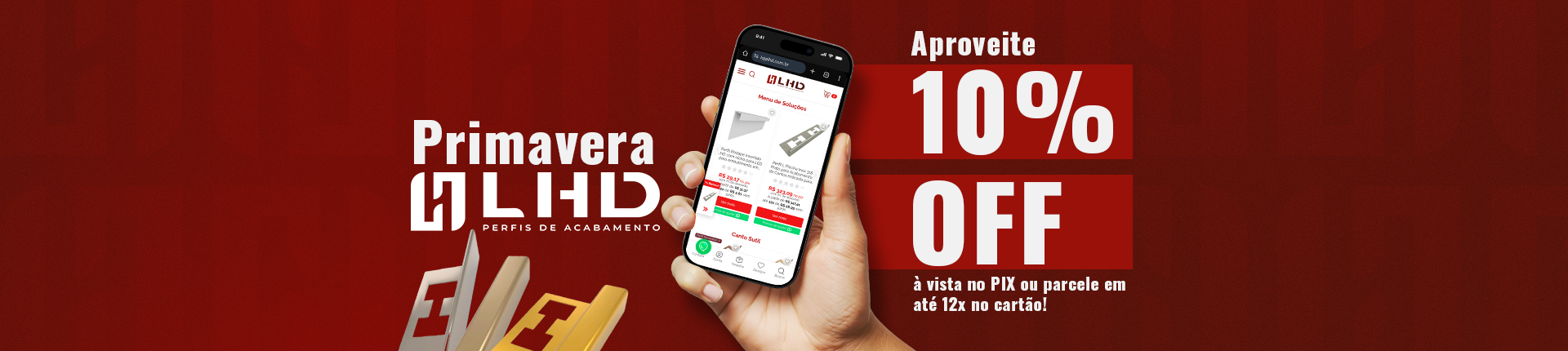10 % DE DESCONTO