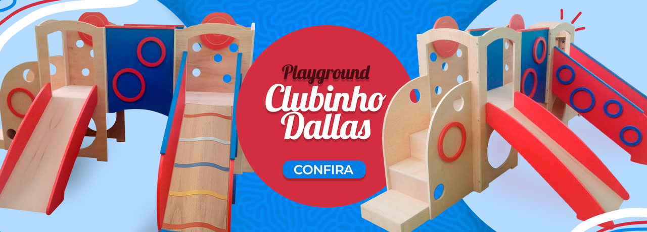 PLAYGROUND CLUBINHO DALLAS DE MADEIRA FASHION TOYS