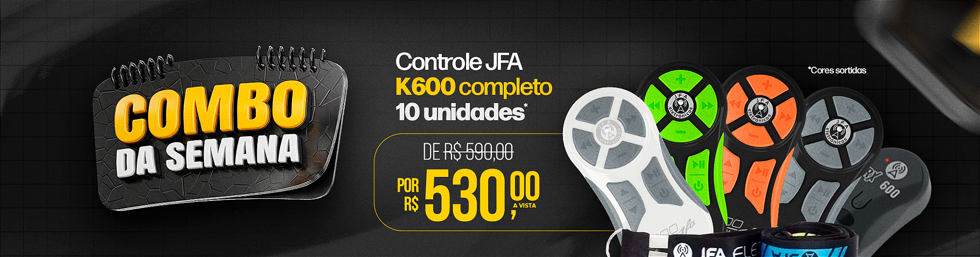COMBO CONTROLE JFA