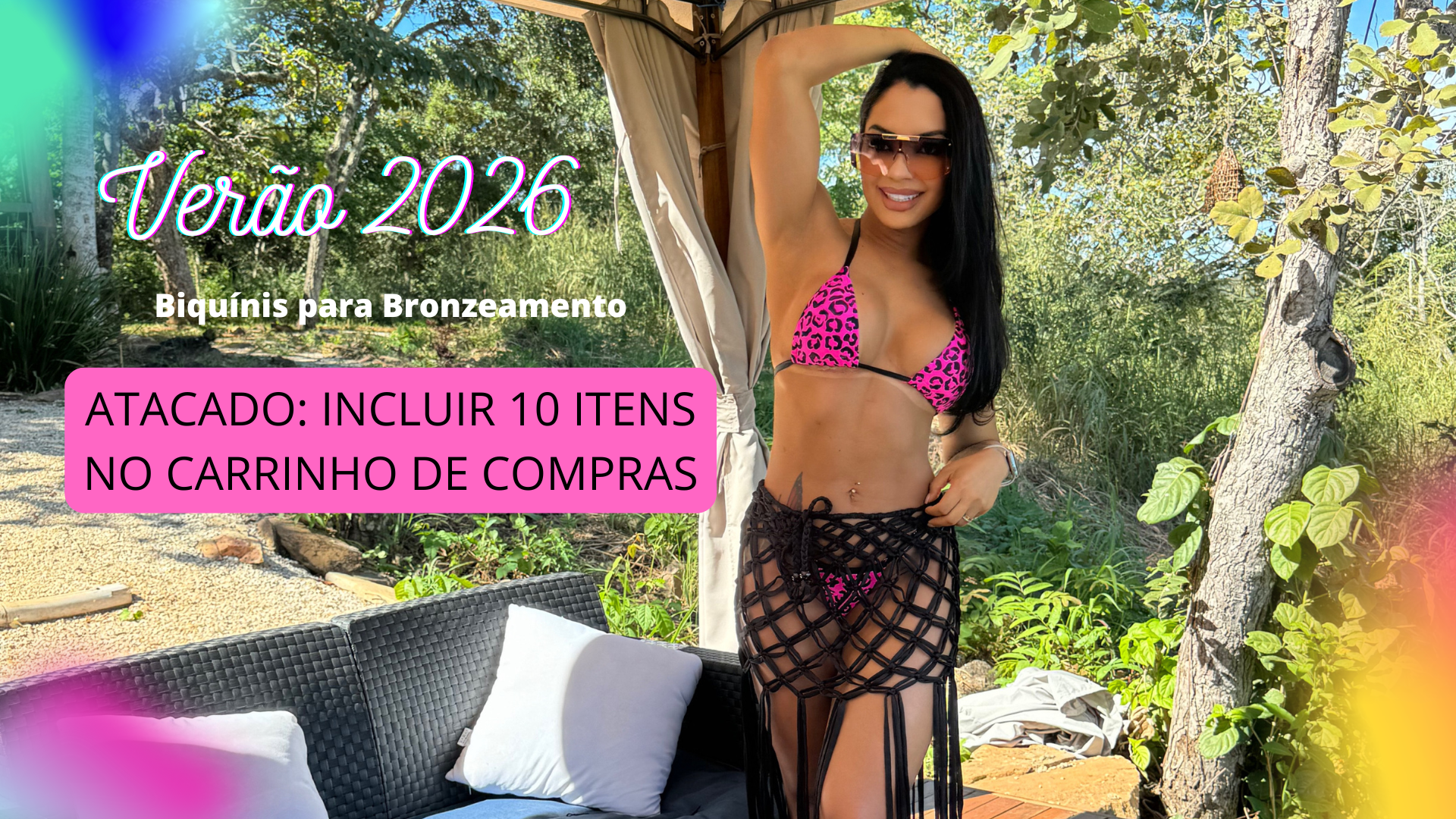 Biquínis para bronzeamento