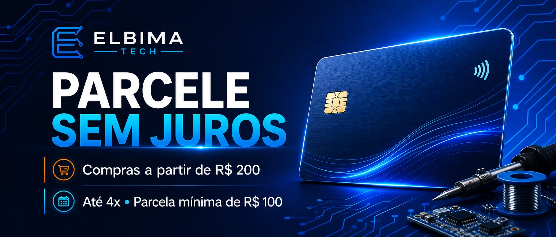 Parcelamento sem juros - Elbima Tech