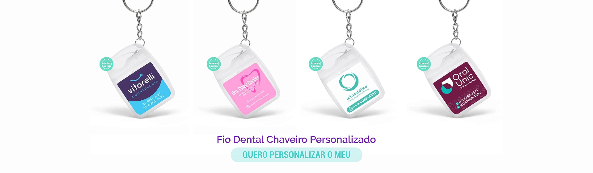 Fio Dental Chaveiro