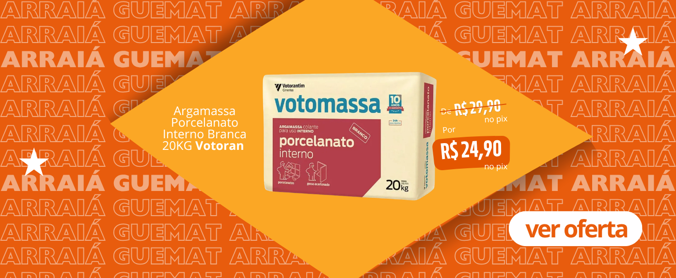 Argamassa Porcelanato Interno Branco Votomassa