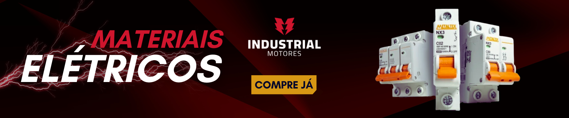 Materiais elétricos banner