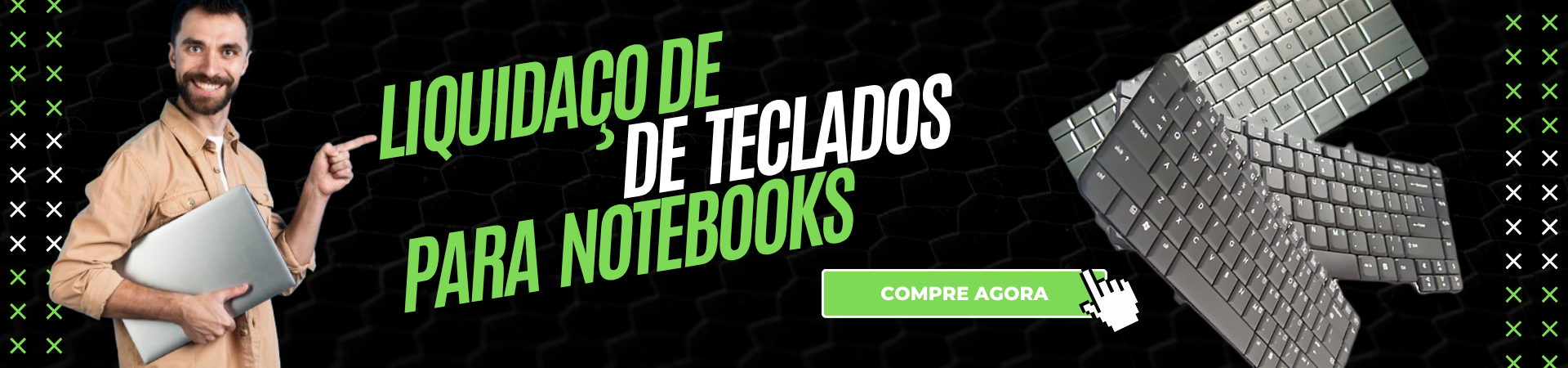 LIquidaço Teclados para Notebooks