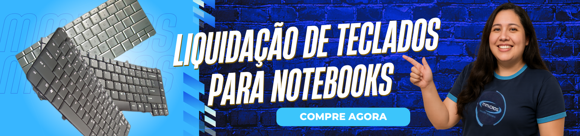 LIquidaço Teclados para Notebooks