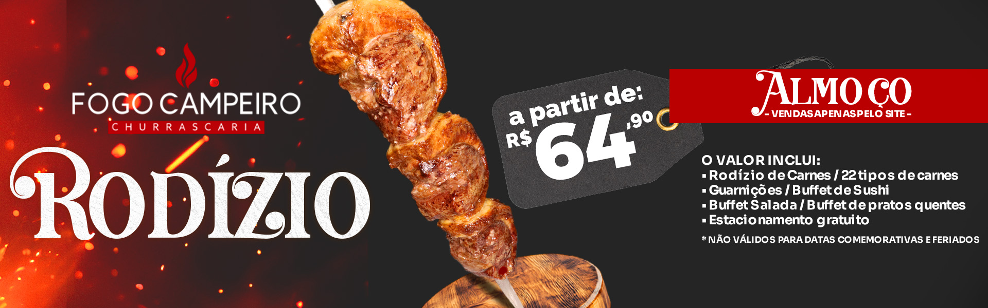 Banner Almoço