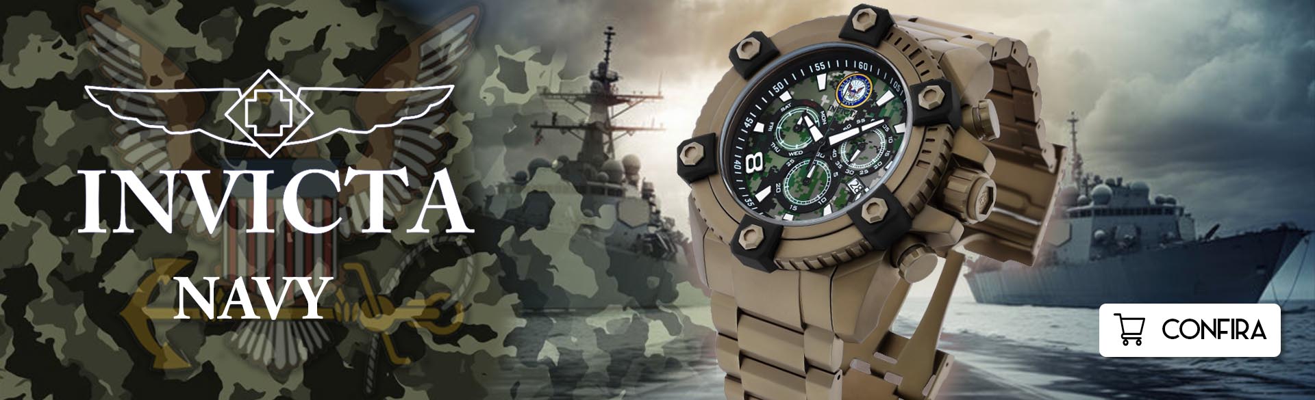 Full Banner Invicta Navy