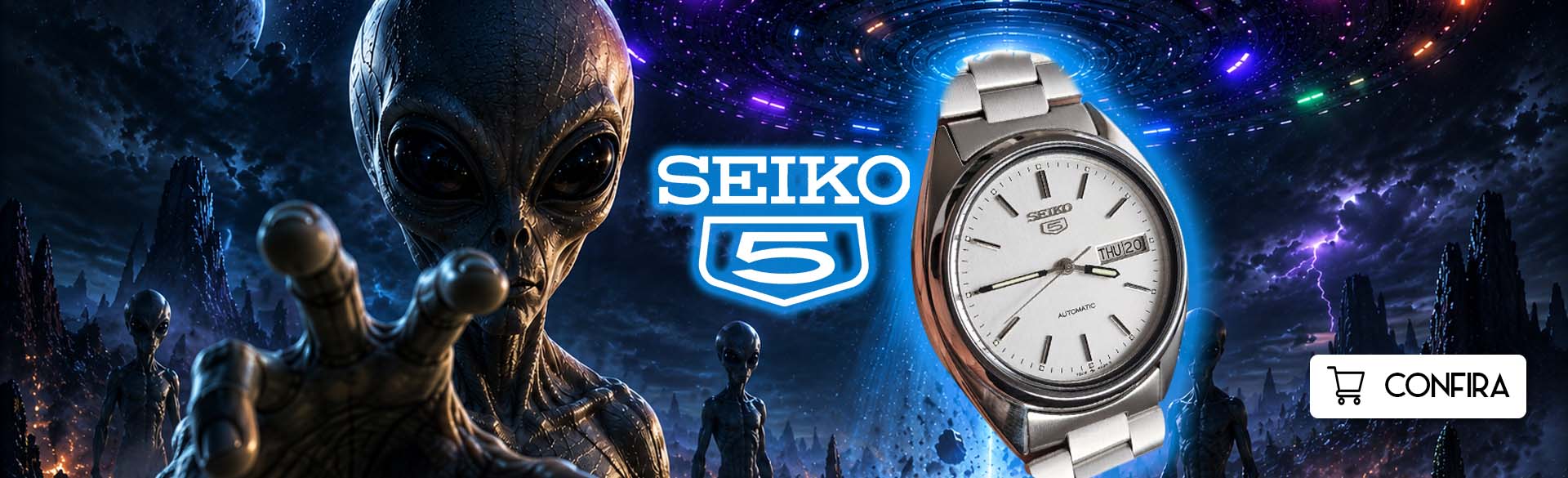 Full Banner Seiko 5 Automático