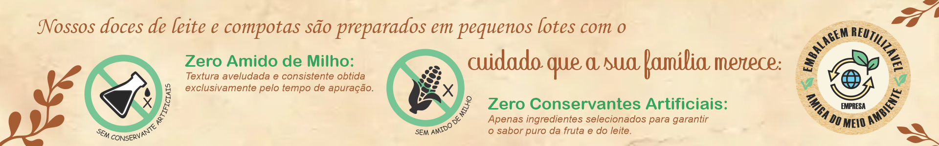 sem amido e conservantes