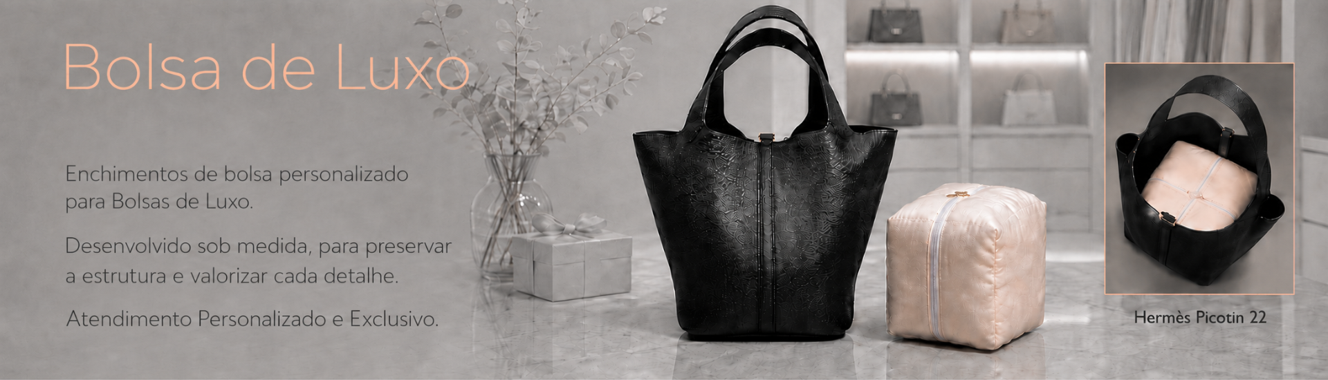 Enchimento bolsa