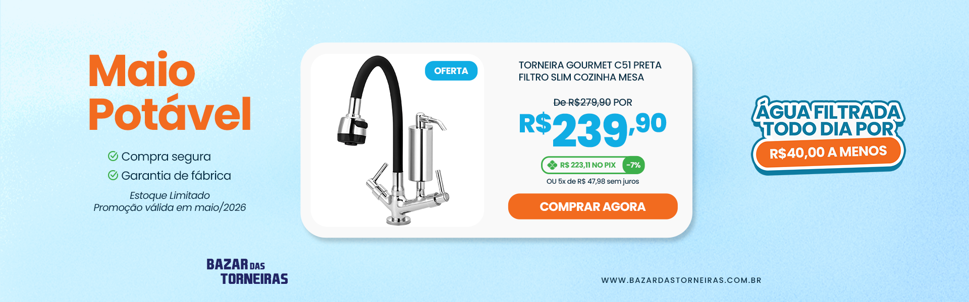 Torneira Gourmet C51 Promo