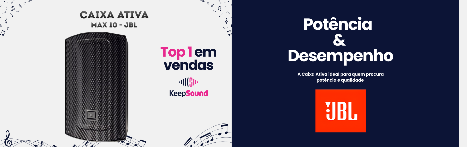 CAIXA Ativa MAX 10 - JBL