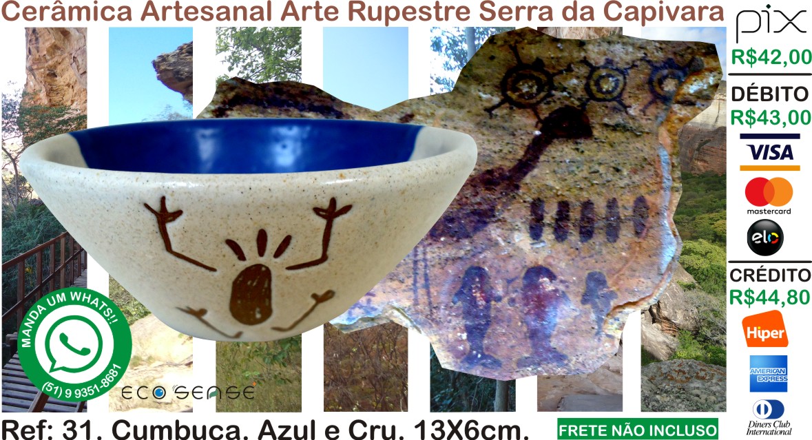 Cumbuca Cerâmica Serra da Capivara