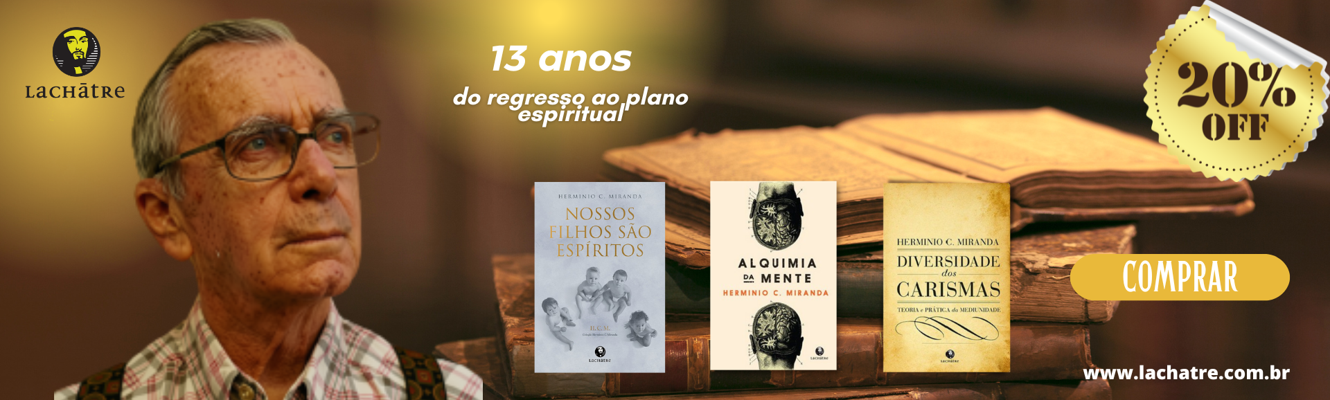 13 anos desencarne de Hermínio Miranda