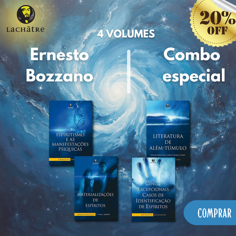 Combo Ernesto Bozzano - 4 livros - mobile