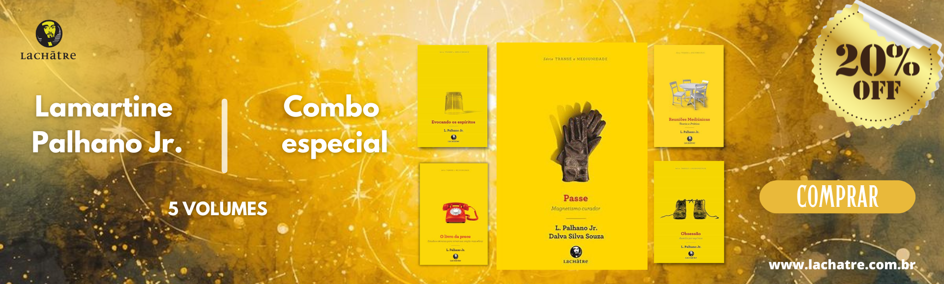 Combo Lamartine Palhano Jr. – especial 5 livros