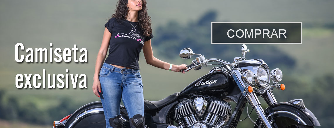 Camiseta Mulheres de Moto