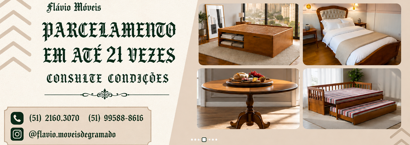 Loja Virtual Flávio Comércio de Móveis Gramado Ltda