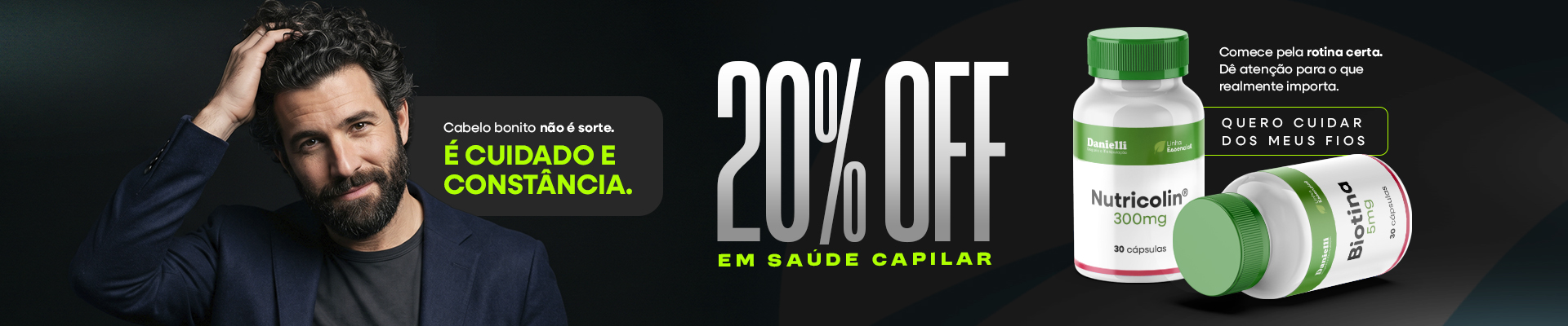 20 off saude capilar