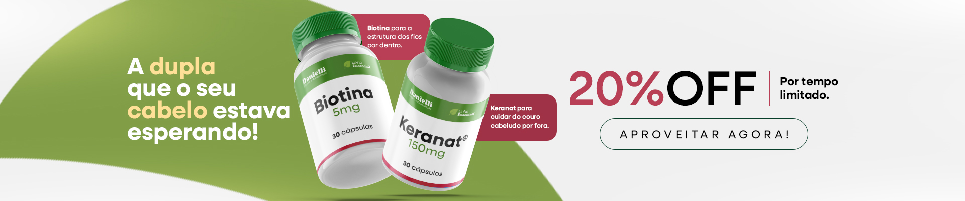 20% biotina e keranat